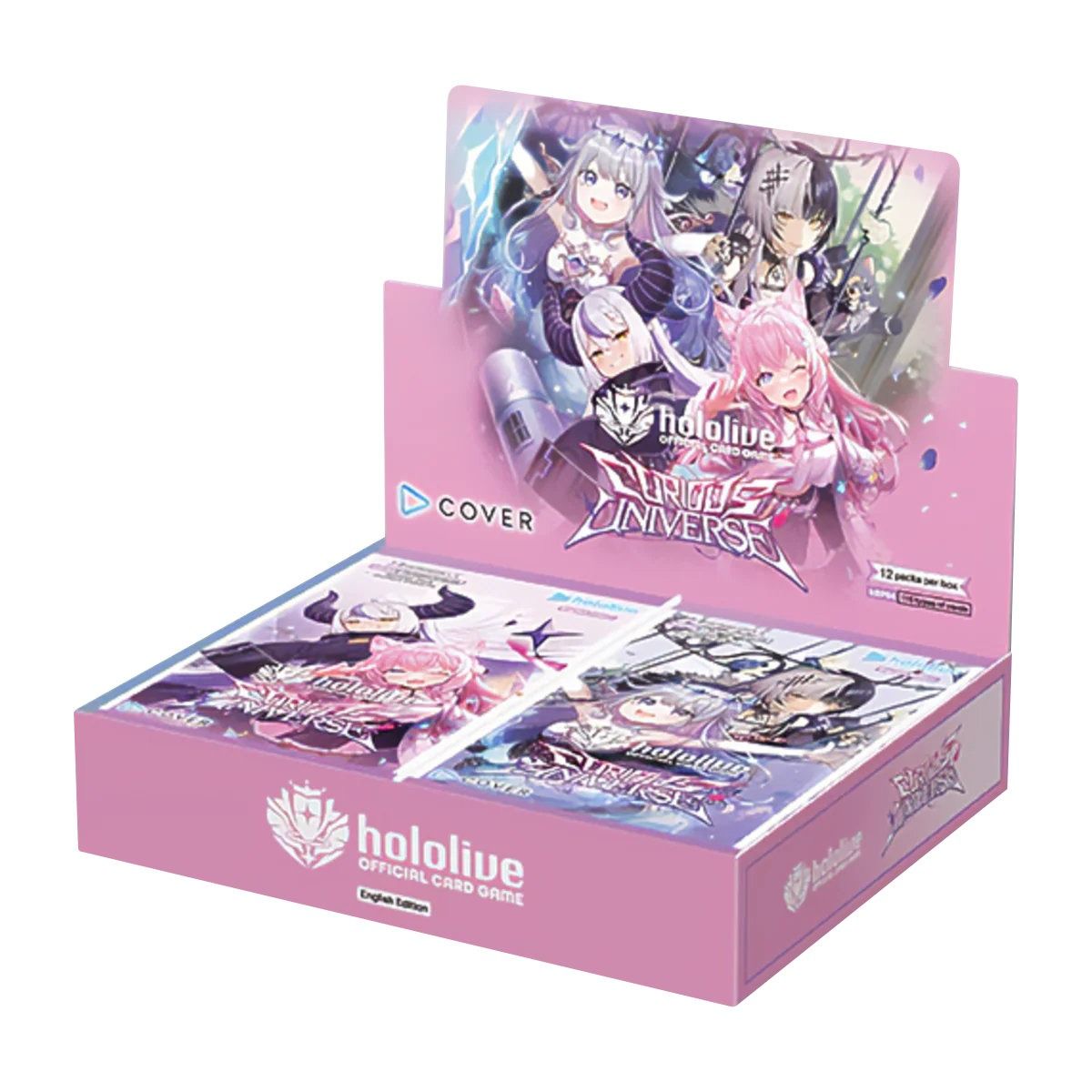 Hololive OFFICIAL CARD GAME hBP04e Curious Universe - Booster Box