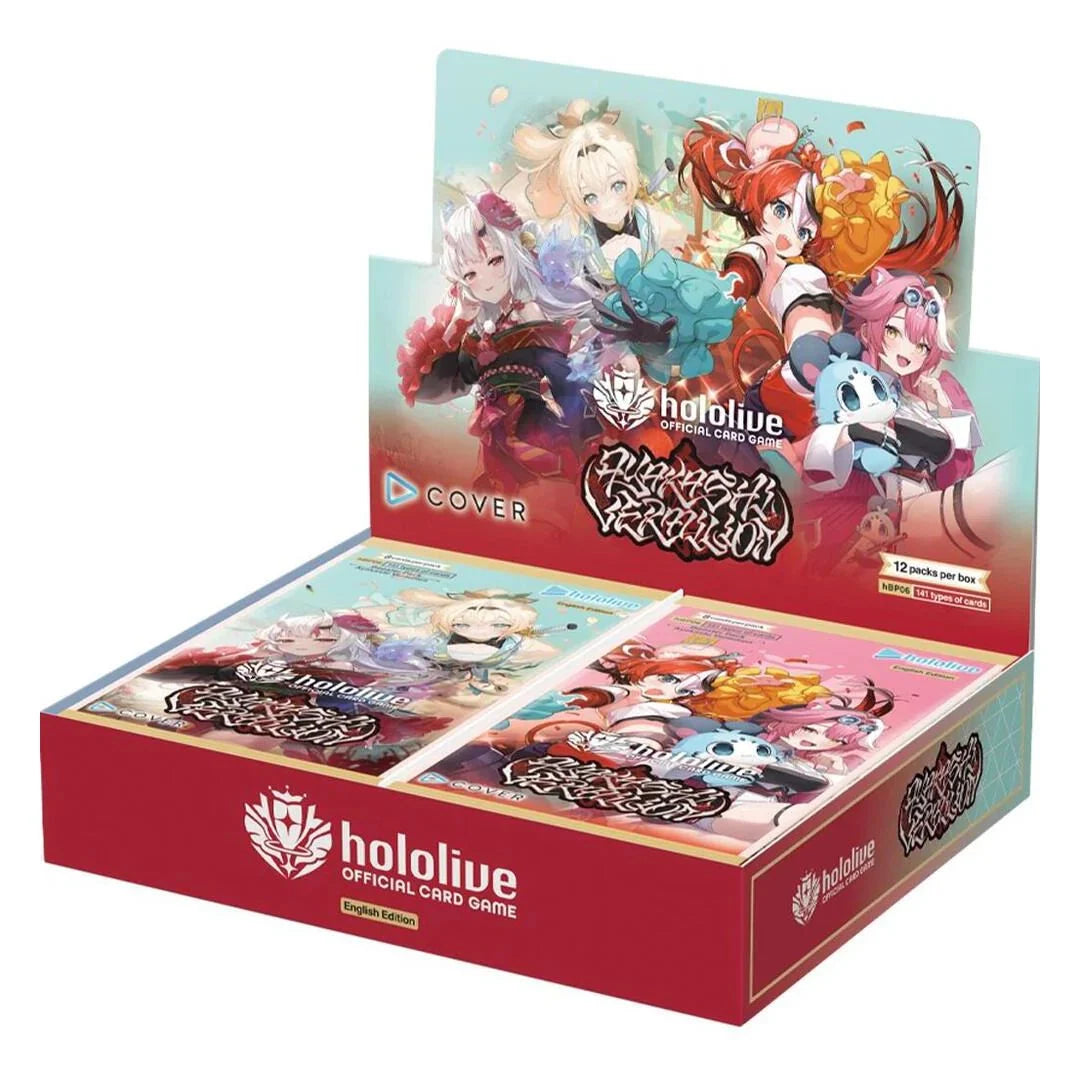 Hololive OFFICIAL CARD GAME hBP06e Ayakashi Vermillion - Booster Box