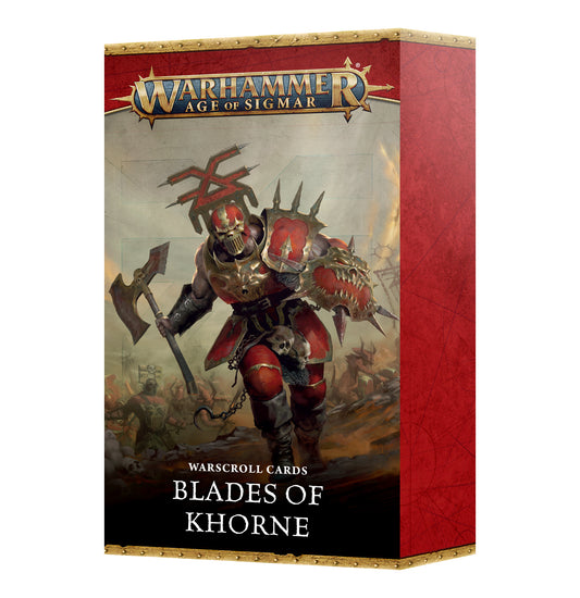 83-81 Warscroll Cards: Blades Of Khorne