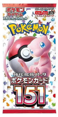 151 Booster Pack SV2A - Japanese Pokémon TCG