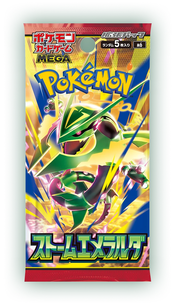 MEGA Storm Emeralda M6 Booster Pack - Japanese Pokémon TCG