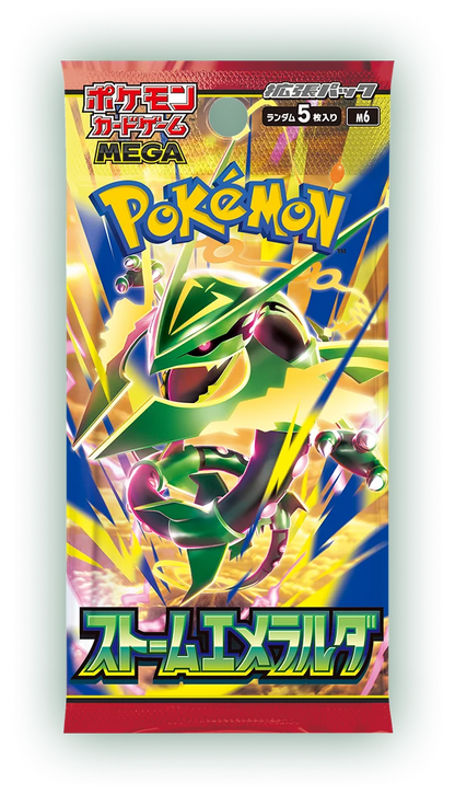 MEGA Storm Emeralda M6 Booster Pack - Japanese Pokémon TCG