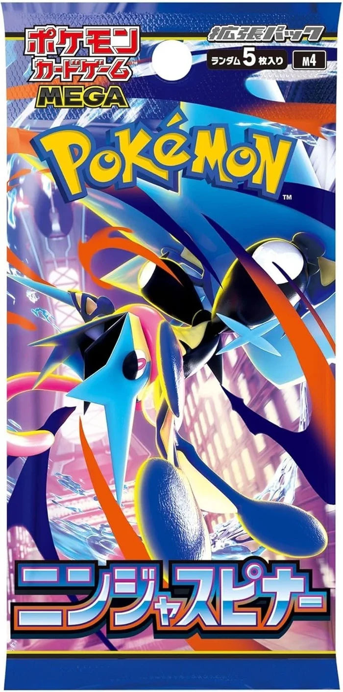 MEGA Ninja Spinner  Booster Pack M4 - Japanese Pokémon TCG