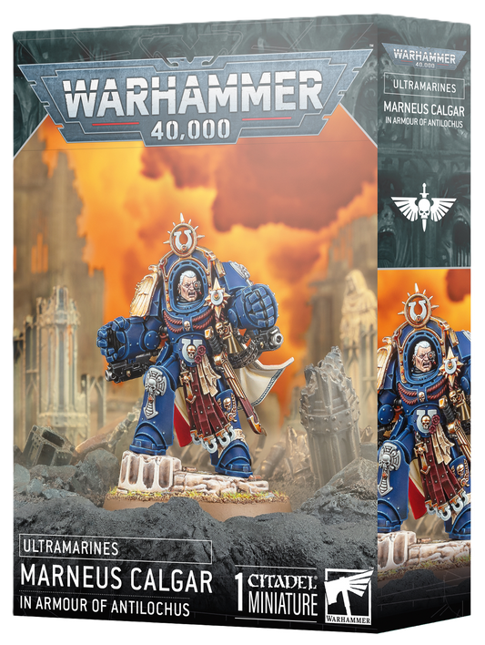 55-74 SPACE MARINES: MARNEUS CALGAR IN ARMOUR OF ANTILOCHUS